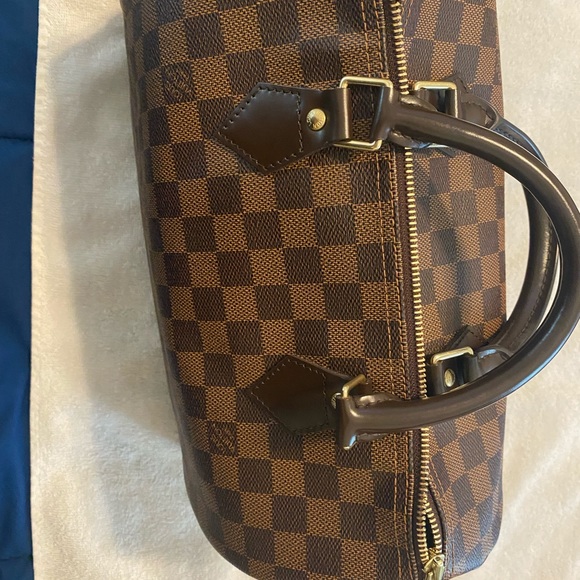 LOUIS VUITTON DAMIER EBENE PATTERN SPEEDY 30 - Picture 2 of 14